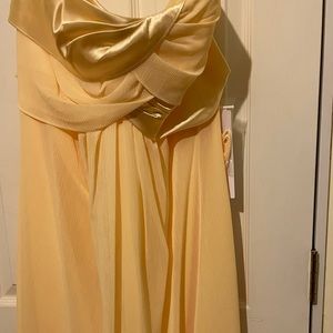 David’s Bridal Strapless Dress, new